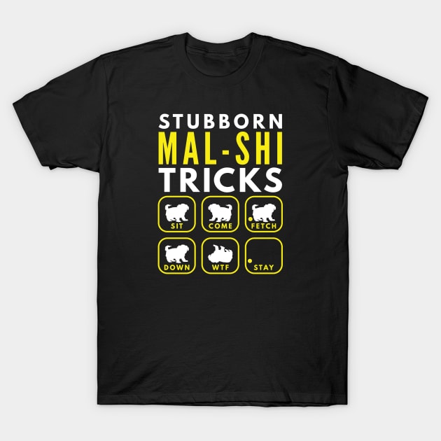 Stubborn Mal-Shi Tricks - Dog Training T-Shirt by DoggyStyles